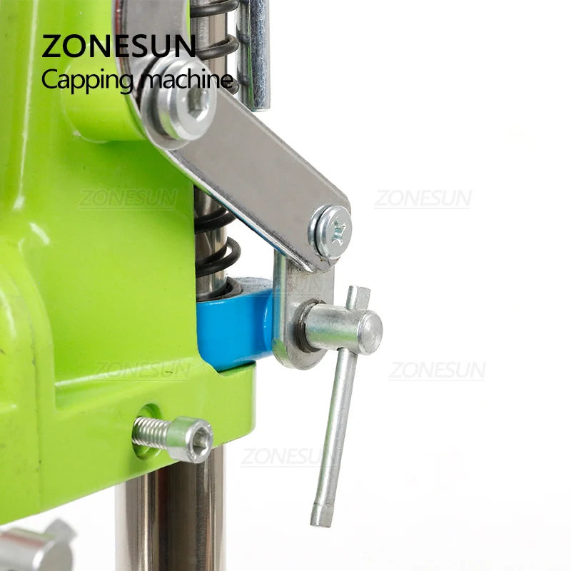 ZONESUN Yarı Otomatik Şişe Kapatma Makinesi E-suyu Alüminyum oje şişesi Kapaklar Vidalı ZS-XG80W