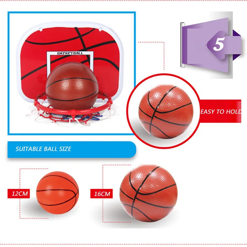 63-165CM Basketbol Standları Yüksekliği Ayarlanabilir çocuk basketbolu Gol Hoop oyuncak seti Açık Kapalı Oyun Çocuklar için Eğitim Uygulama