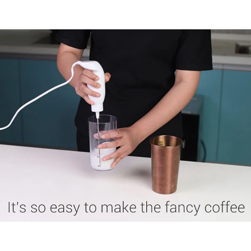 Çok fonksiyonlu Elektrikli Mini süt köpürtücü Taşınabilir Yumurta Çırpıcı Blender Gıda Karıştırma Karıştırıcı Köpük Otomatik Kahve Milkshake
