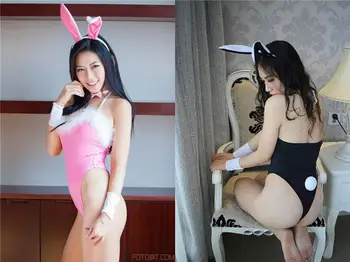 2022 Yeni İç Çamaşırı Tavşan Kız Catwoman Üniforma Cosplay Takım Elbise Seks Hayatı Seksi Tavşan Kıyafet Oyunları Anime Kostümleri