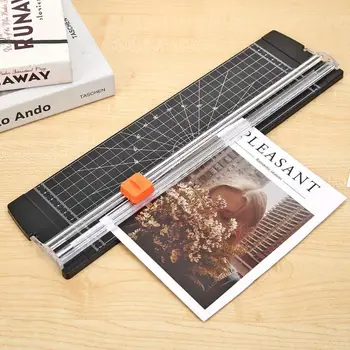 Taşınabilir A4 Kağıt Kesici kağıt kesme makinesi Kesme Makinesi Sanat Giyotin El Sanatları Fotoğraf Defteri Kesici DIY Ev Kırtasiye Bıçak