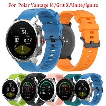 yeni 20 / 22MM renk Bilek Kayışı Polar Grit X / Birleştirmek kordon akıllı saat Polar lgnite / Vantage M Spor Silikon saat kayışı