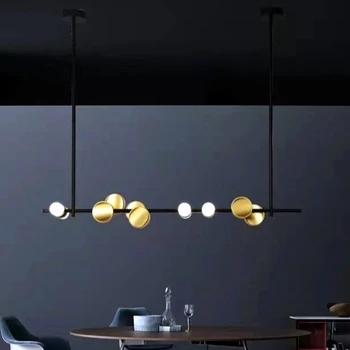 Modern Basit Asılı lamba ışığı Lüks Ön Büro Restoran bar masası Lambası Yaratıcı Sanat Ev Tasarımcı Uzun Avize