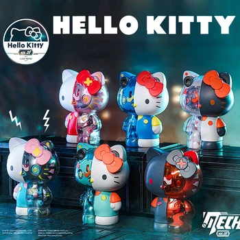 Sanrio Yarı Mekanik Hello Kitty Gizem Kutusu Sevimli Moda El Ofis Aberdeen Süs Oyuncaklar Aksiyon Figürleri Tatil Hediyeler