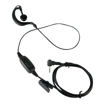 1 Pin 2 5mm Walkie Talkie Kablolu Kulaklık Düğme Operasyonu Kulaklık Kulaklık