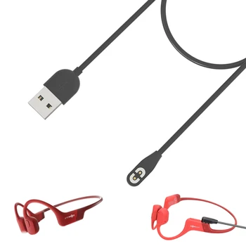 USB şarj kablosu için AfterShokz AS800 / AS810 / AS803 / ASC100SG Aeropex OpenComm kablosuz bluetooth Kulaklık Şarj Aksesuarları