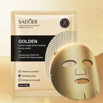 Altın Kollajen Yüz Maskesi Maskara Limpieza Yüz Maschera Akne Sivilce Yama Espinillas Gezichts Masker Cilt Bakımı Güzellik