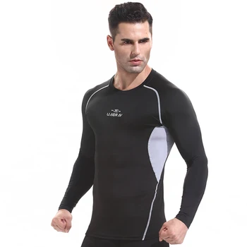 J9833 Egzersiz spor erkekler Kısa kollu t gömlek erkekler termal kas vücut geliştirme giyisisi sıkıştırma Elastik Ince egzersiz giyim