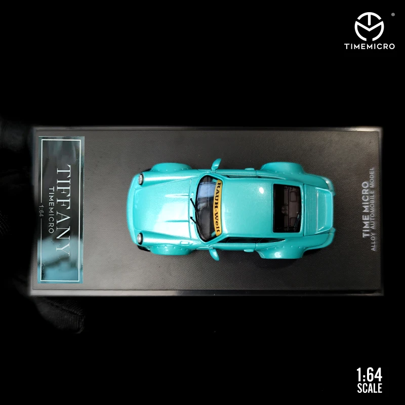 TımeMicro 1: 64 964 Tiffany Mavi Düşük Kuyruk pres döküm model araç