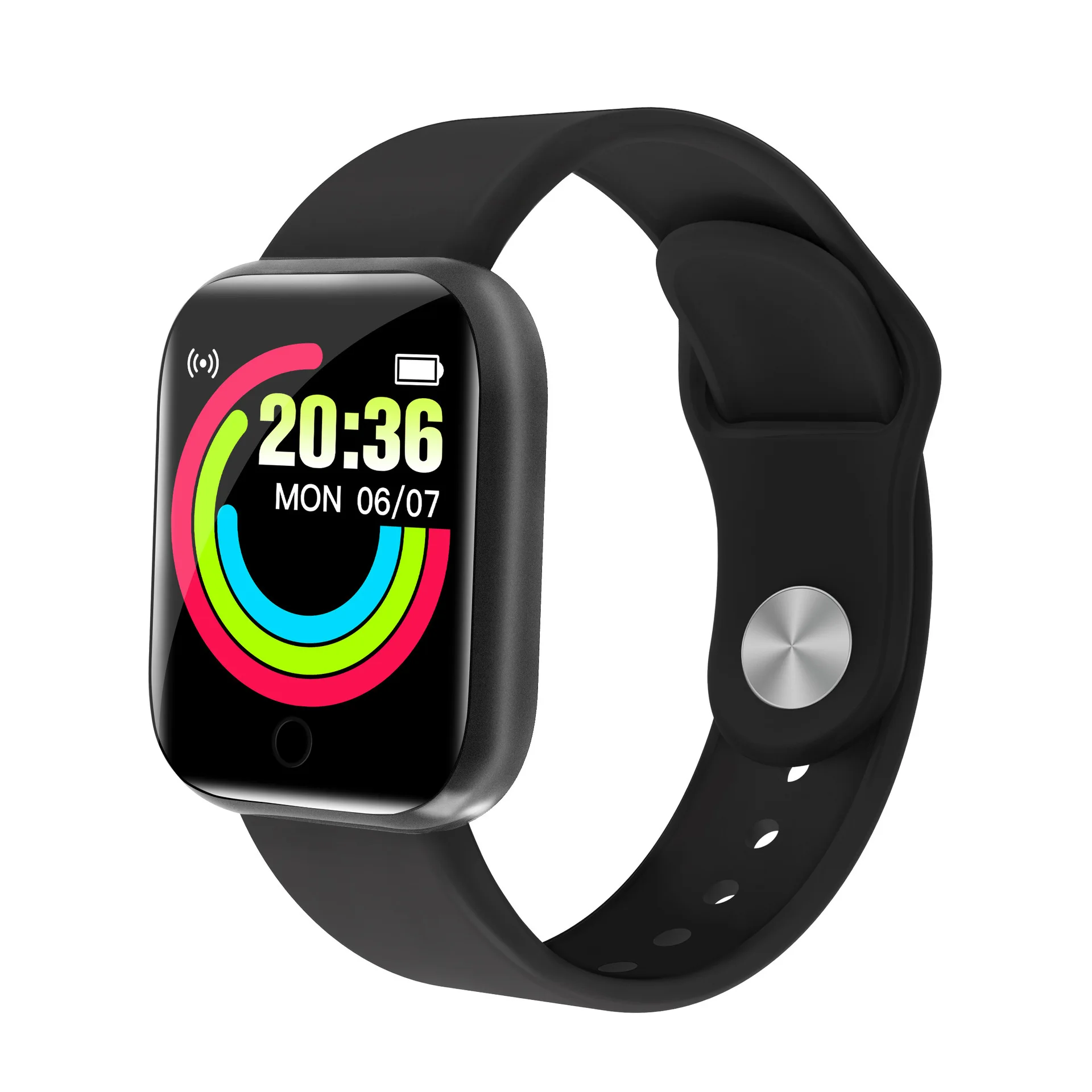 Akıllı saat spor saat Erkekler Kadınlar için Açık LED Ekran Bileklik Kan Basıncı nabız monitörü çalar saat Smartwatch